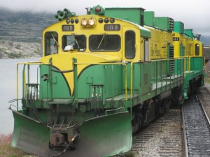 restored White Pass train